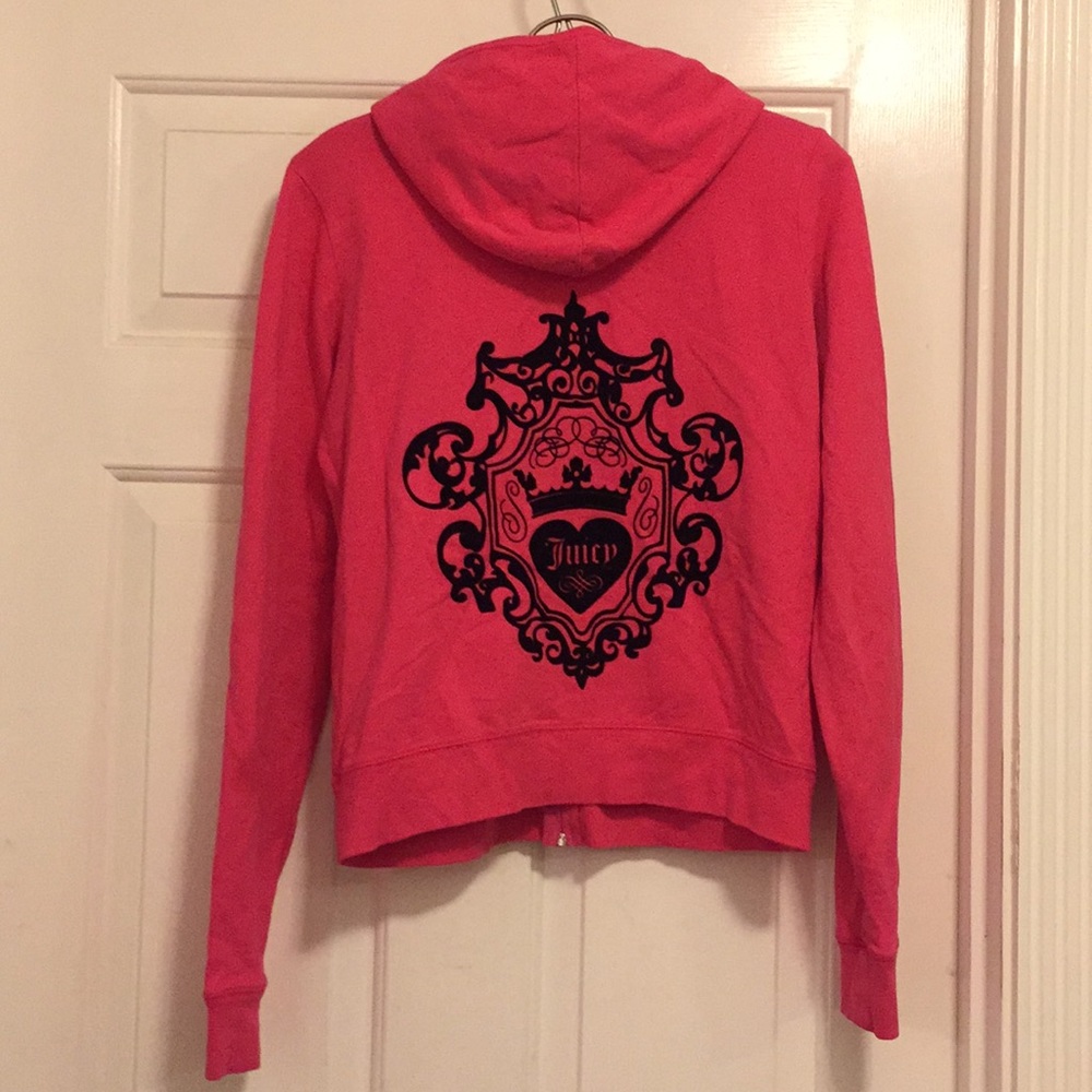 Juicy Couture hot pink zip up